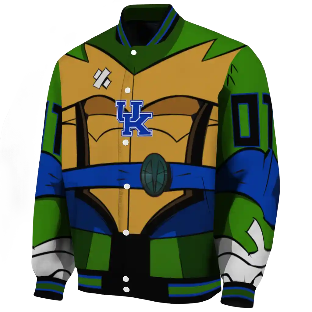 customized kentucky wildcats turtle armor varsity jacket best selling customized kentucky wildcats turtle armor varsity jacket best selling