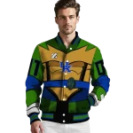 customized kentucky wildcats turtle armor varsity jacket best selling