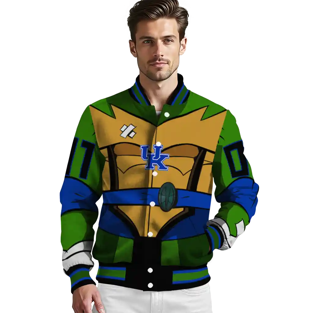 customized kentucky wildcats turtle armor varsity jacket high quality customized kentucky wildcats turtle armor varsity jacket high quality