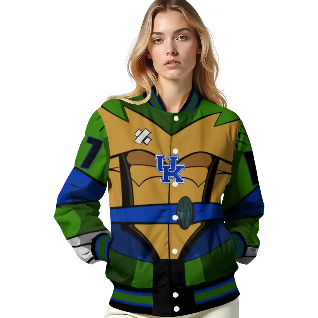 customized kentucky wildcats turtle armor varsity jacket latest model customized kentucky wildcats turtle armor varsity jacket latest model