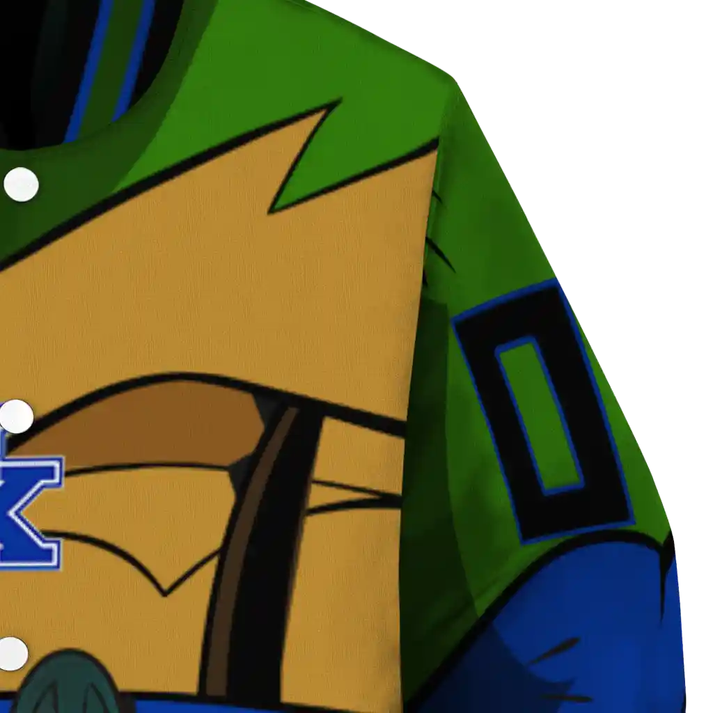 customized kentucky wildcats turtle armor varsity jacket premium grade customized kentucky wildcats turtle armor varsity jacket premium grade