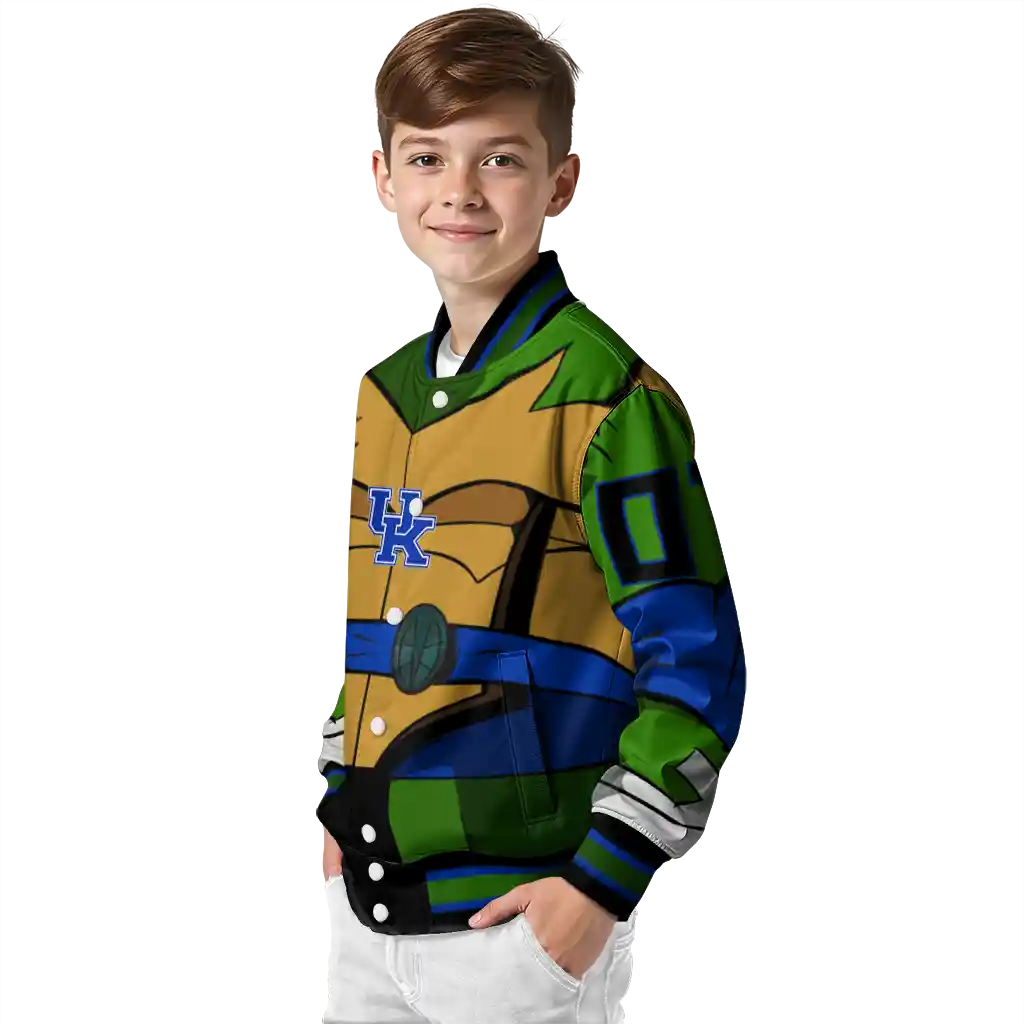 customized kentucky wildcats turtle armor varsity jacket trendy customized kentucky wildcats turtle armor varsity jacket trendy