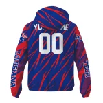 customized la tech abstract streaks blue windbreaker jacket best selling