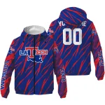 customized la tech abstract streaks blue windbreaker jacket best selling