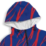 customized la tech abstract streaks blue windbreaker jacket best selling