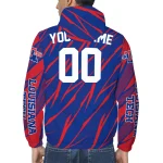 customized la tech abstract streaks blue windbreaker jacket best selling