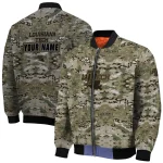 customized la tech camouflage abstract camouflage bomber jacket best selling