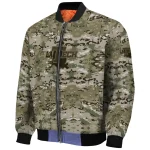 customized la tech camouflage abstract camouflage bomber jacket best selling