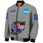 customized la tech feral slash grey bomber jacket best selling