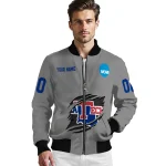 customized la tech feral slash grey bomber jacket best selling