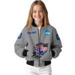 customized la tech feral slash grey bomber jacket best selling