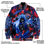 customized la tech skull horde blue varsity jacket best selling