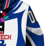 customized la tech stars and stripes slashes blue varsity jacket best selling