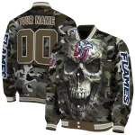 customized liberty flames camouflage skull camouflage varsity jacket best selling