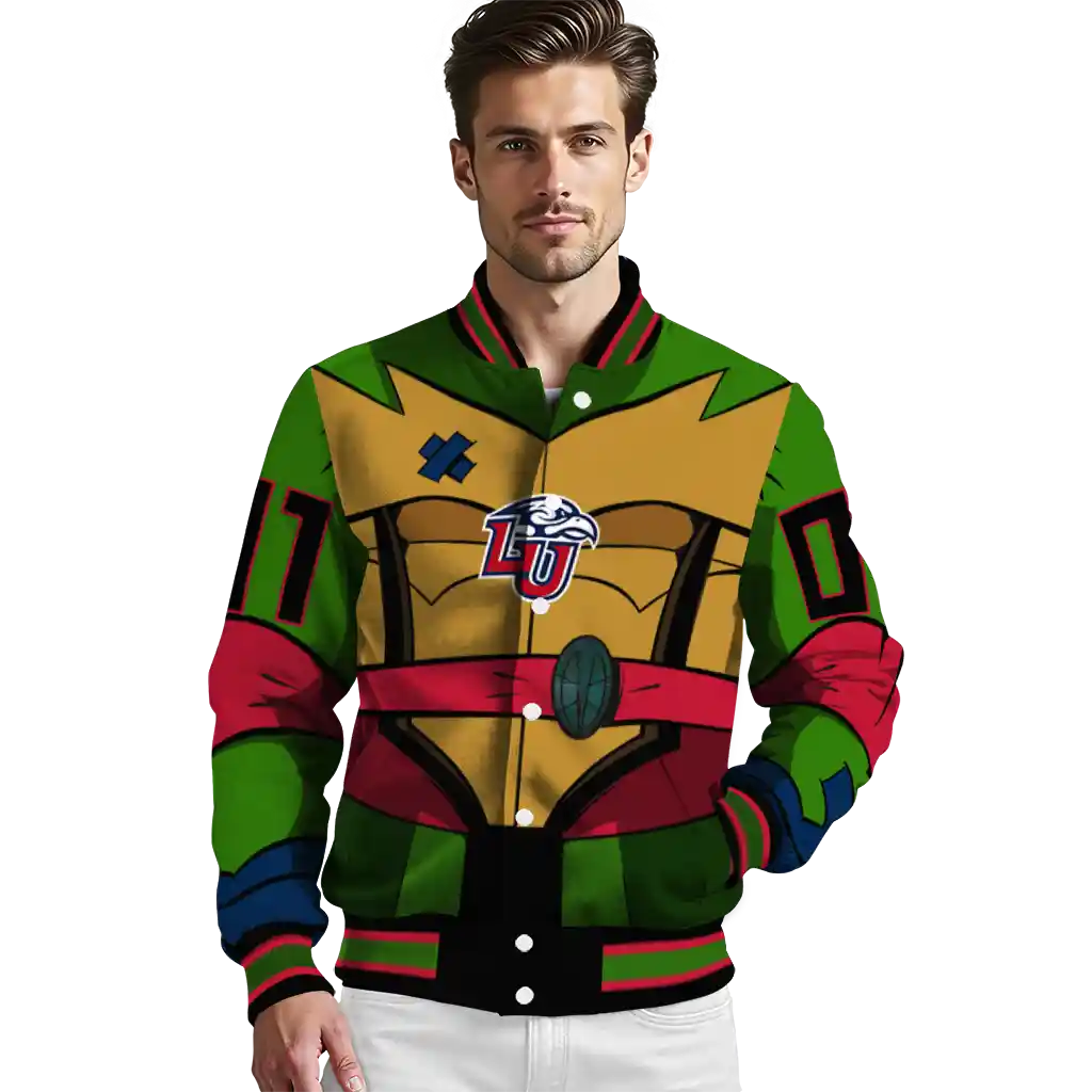 customized liberty flames turtle armor varsity jacket high quality customized liberty flames turtle armor varsity jacket high quality