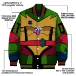 customized liberty flames turtle armor varsity jacket best selling