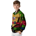 customized liberty flames turtle armor varsity jacket best selling