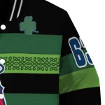 customized los angeles angels clover green lines green black varsity jacket best selling