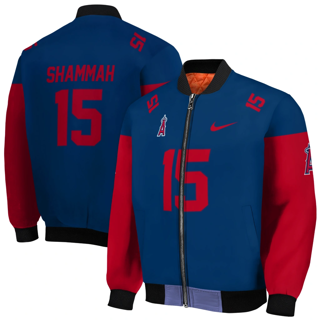 customized los angeles angels team patch blue bomber jacket best selling customized los angeles angels team patch blue bomber jacket best selling