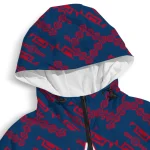 customized los angeles angels trellis mesh blue windbreaker jacket best selling