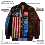 customized los angeles clippers flag wood brown bomber jacket best selling