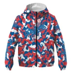 customized los angeles dodgers camouflage mashup blue windbreaker jacket best selling