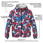 customized los angeles dodgers camouflage mashup blue windbreaker jacket best selling