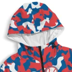 customized los angeles dodgers camouflage mashup blue windbreaker jacket best selling