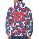 customized los angeles dodgers camouflage mashup blue windbreaker jacket best selling