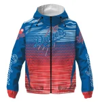 customized los angeles dodgers pattern layers blue windbreaker jacket best selling