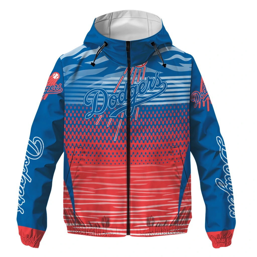 customized los angeles dodgers pattern layers blue windbreaker jacket best selling customized los angeles dodgers pattern layers blue windbreaker jacket best selling