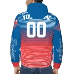 customized los angeles dodgers pattern layers blue windbreaker jacket best selling