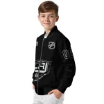 customized los angeles kings claw rip black bomber jacket best selling
