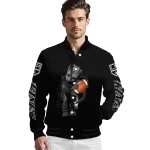 customized los angeles kings groot football black varsity jacket best selling