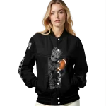 customized los angeles kings groot football black varsity jacket best selling