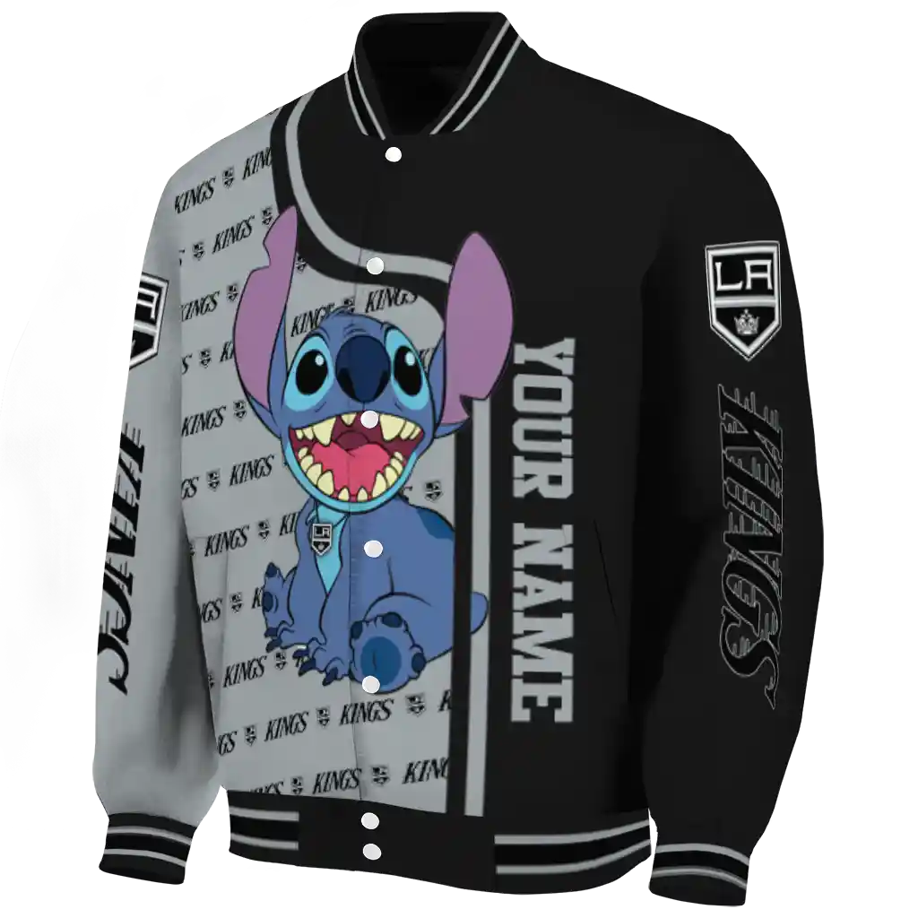 customized los angeles kings stitch laughing black varsity jacket best selling customized los angeles kings stitch laughing black varsity jacket best selling