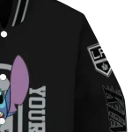 customized los angeles kings stitch laughing black varsity jacket best selling