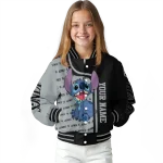 customized los angeles kings stitch laughing black varsity jacket best selling