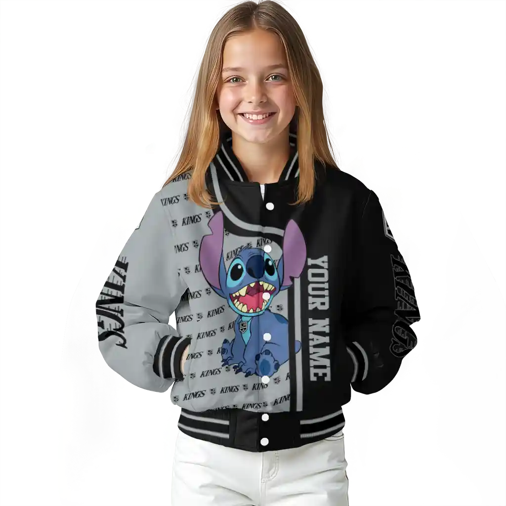 customized los angeles kings stitch laughing black varsity jacket top rated customized los angeles kings stitch laughing black varsity jacket top rated
