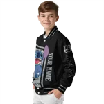 customized los angeles kings stitch laughing black varsity jacket best selling