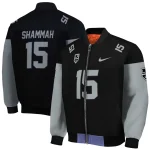 customized los angeles kings team patch black bomber jacket best selling