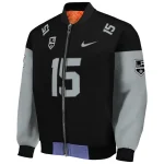 customized los angeles kings team patch black bomber jacket best selling
