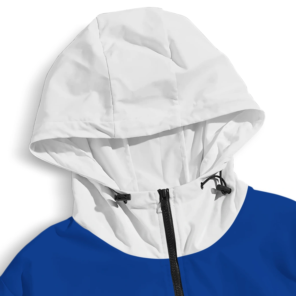 customized los angeles rams football rush blue white windbreaker jacket premium grade customized los angeles rams football rush blue white windbreaker jacket premium grade