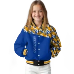 customized los angeles rams freedom claw blue varsity jacket best selling