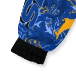 customized los angeles rams shark art blue windbreaker jacket best selling