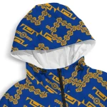 customized los angeles rams trellis mesh blue windbreaker jacket best selling