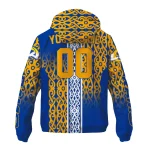 customized los angeles rams tribal swirls blue windbreaker jacket best selling