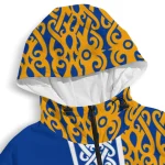 customized los angeles rams tribal swirls blue windbreaker jacket best selling