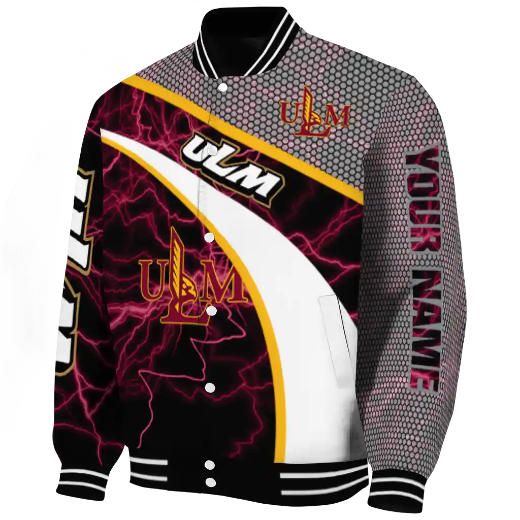 customized louisiana monroe warhawks electric flash red varsity jacket best selling customized louisiana monroe warhawks electric flash red varsity jacket best selling
