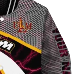 customized louisiana monroe warhawks electric flash red varsity jacket best selling